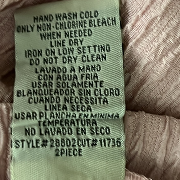 Pink 2 Piece Dress with Lace. - Picture 10 of 15